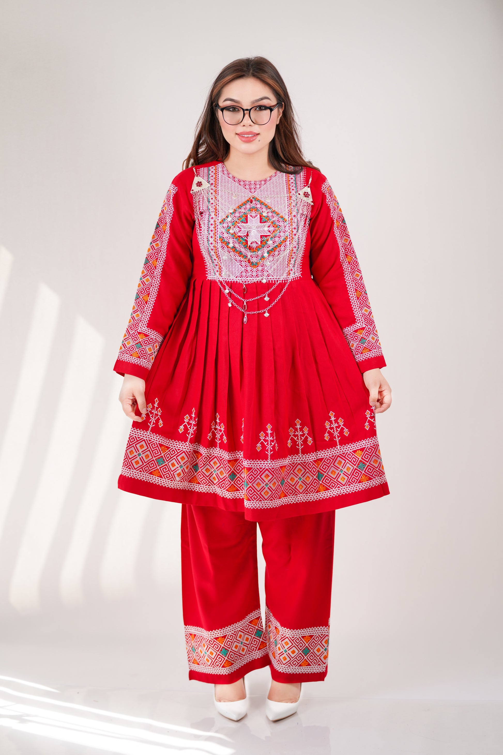 New Stylish Hazaragi embroidered Shawl - W22