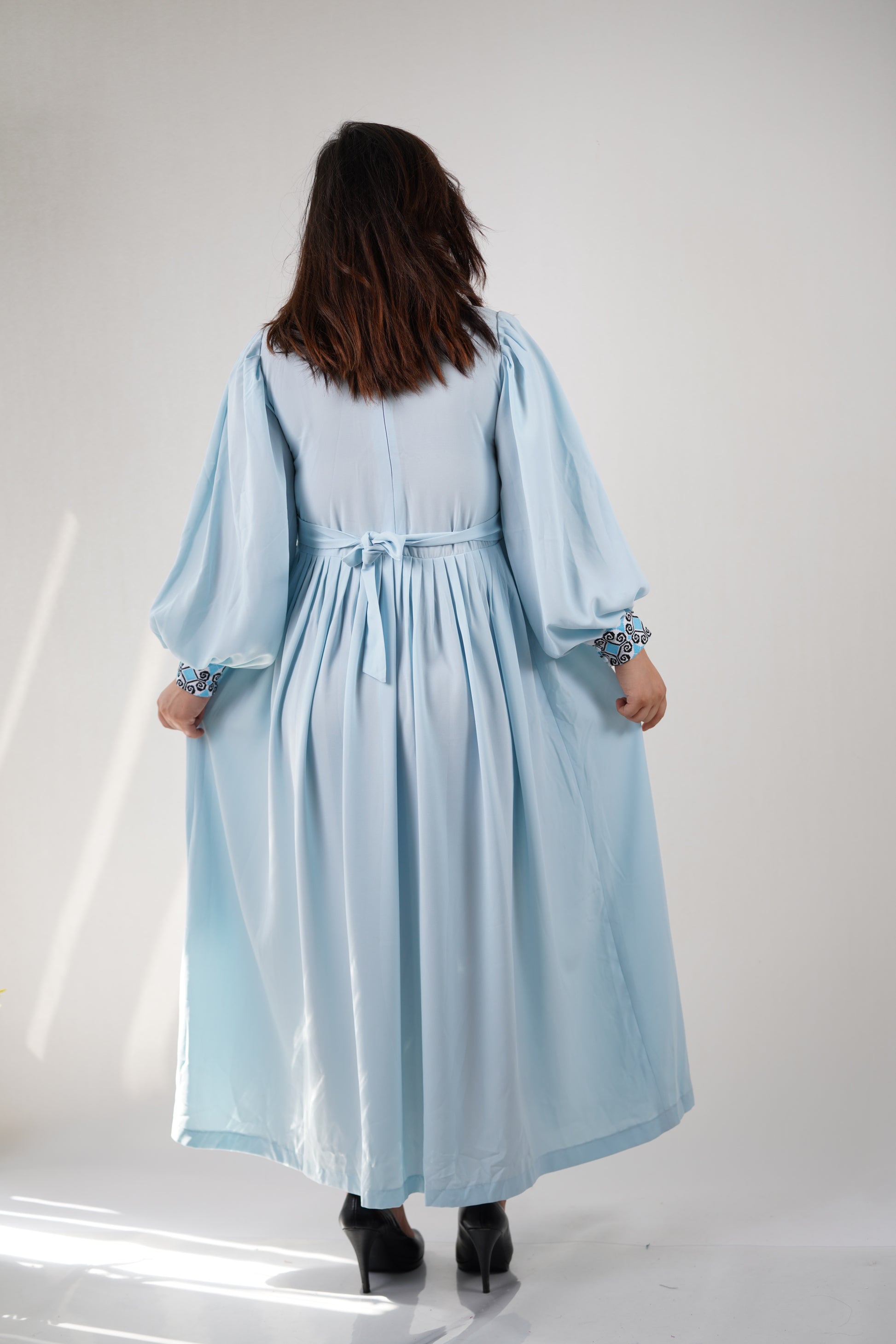 Embroidered Long Skirt Women Dress for Summer-W25