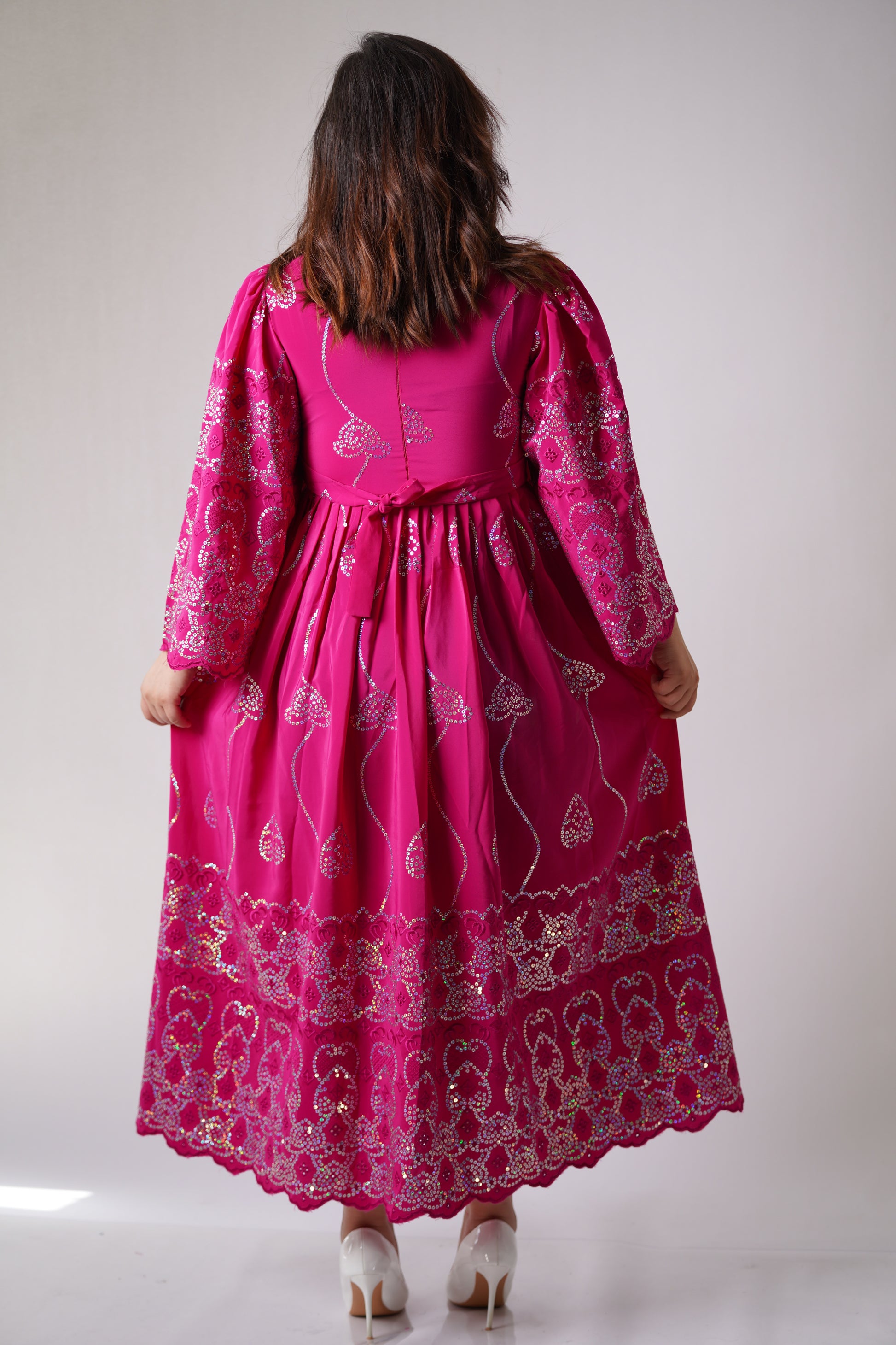 Khall-Elegant Women's Hazaragi Design Dress - W20