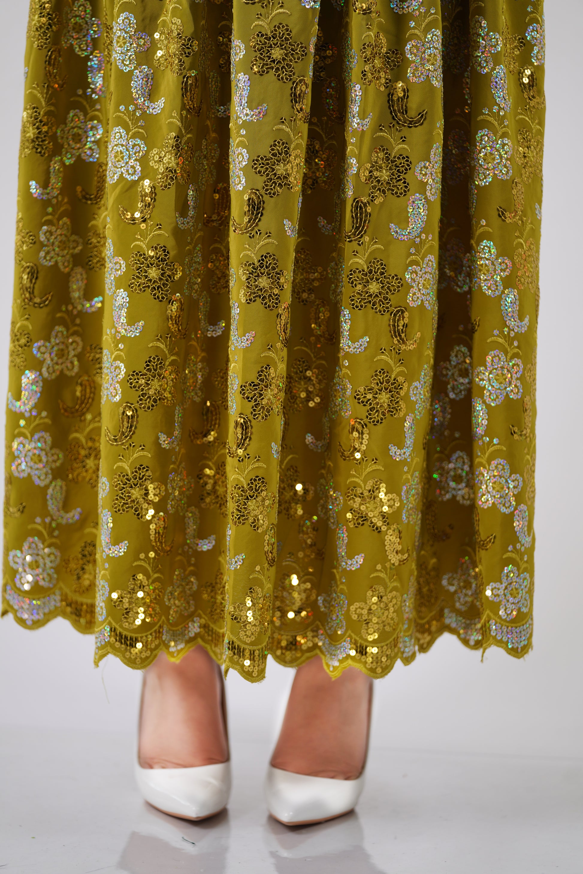 Khall-Elegant Women's Hazaragi Design Dress - W18